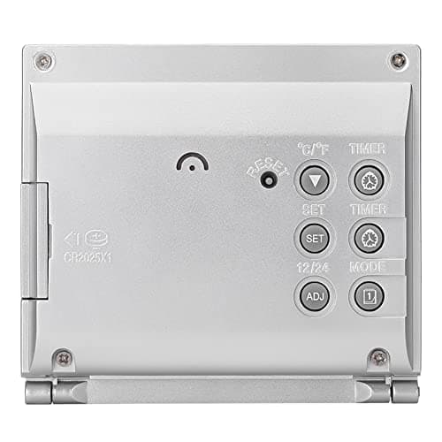 Horloge Digitale Voyage, Funkwecker-Alarme Portable, Horloge de Voyage Portable 1 Pièce, Alarme LED Numérique, Alarme, Réveil, Calendrier de Température, Snooze