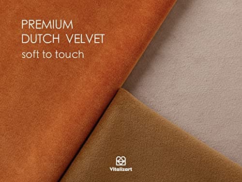 Vitalizart Ruban Velours 9 Couleurs 0,95 cm x 4,57 m x 9 Rouleaux, Bobine en Bois, Ruban en Tissu pour la Décoration de Couronnes de Noël, l'Artisanat, les Ornements, l'Emballage de Cadeaux
