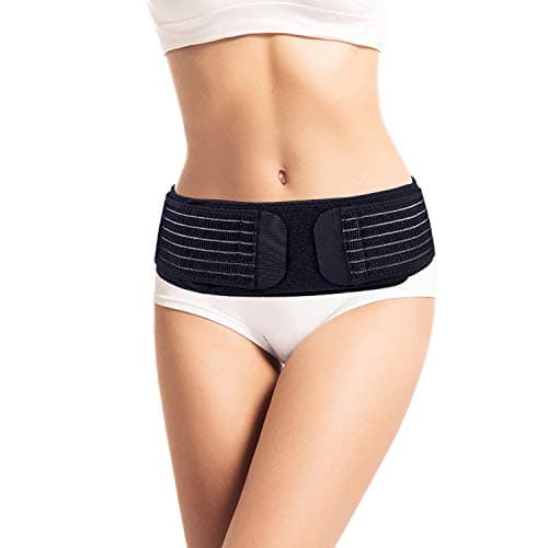 Thx4COPPER Ceinture Lombaire, Ceinture Sacro-iliaque Réglable, pour Support de Pelvienne, Soulage le bas du dos,Soutien pour Sciatique, Stabilise du Lombaire, Femme et Homme- M