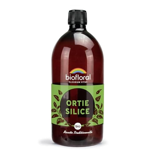 BIOFLORAL - Ortie-Silice - Buvable - Organique Et Naturelle - Articulation Et Vitalité - Soin De La Peau - Certifiée DEMETER & Bio - Fabrication Française - 1L