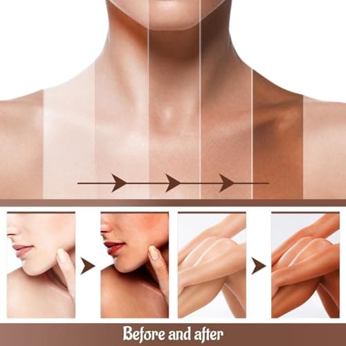 2 Pièces Autobronzant Corps Self Tanning, Bronzage Intense, Accélérateur de Bronzage, Autobronzant à l'effet Immédiat, Bronzage Naturel et Longue Durée, Toutes Peaux et Tous âges