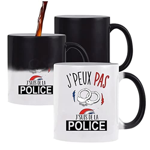Mug Magique J'peux pas Police | Tasse Humour