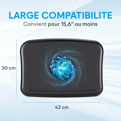 KLIMTM Talk - Microphone USB PC et Mac - Compatible avec Tout Ordinateur - Micro de Bureau Professionnel - Audio Haute Définition - Nouvelle Version 2024 - Noir