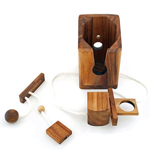 Dont Break The Bottle - Ne cassez Pas Les Bouteilles Puzzle en sécurité Puzzle Magique en Bois en 3D Puzzle pour Adultes Puzzle pour Bouteilles Jeu de réflexion