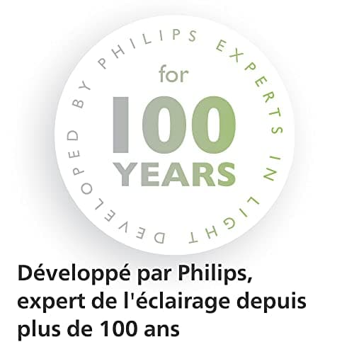 Philips Eveil Lumière Radio réveil lumineux avec fonction veilleuse et guide de nuit, port USB (Modèle HF3531/01)