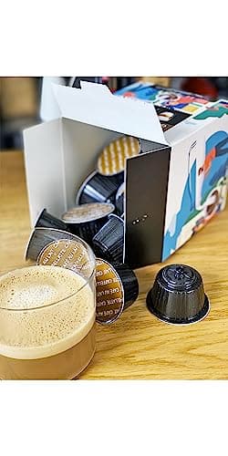 CAFÉ AU LAIT/CAFFE LATTE (96 Capsules) compatible avec Nescafé Dolce Gusto - (La Capsuleria)