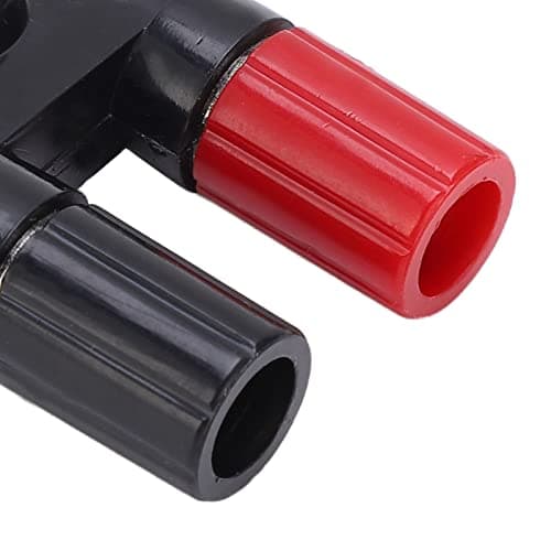 Lot de 2 Connecteurs Femelles Bnc à La Borne de Liaison, Connecteur Répartiteur Coaxial RF Femelle Double Banane 4 MM pour Équipement Électronique, Équipement Industriel