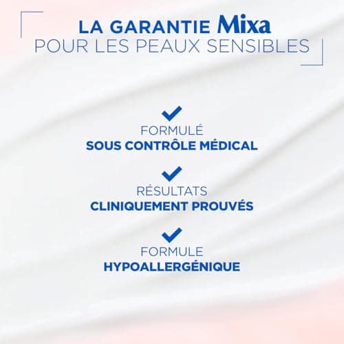 Mixa Expert Peau Sensible - Crème Cica Réparation - Réparation Effet Longue Durée - Peaux Très Sèches et Rugueuses - Visage, Corps, Mains - Hypoallergénique - 400ml