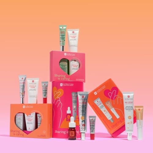 Erborian - Le Duo Anti-rougeurs - Coffret Soin Visage CC Red x Centella Crème - CC Red Correct 15ml + Centella Crème 20ml - Soin Cosmétique Coréen