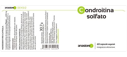 CHONDROÏTINE SULFATE * 400 mg / 60 gélules * Articulations (douleurs articulaires, inflammation)