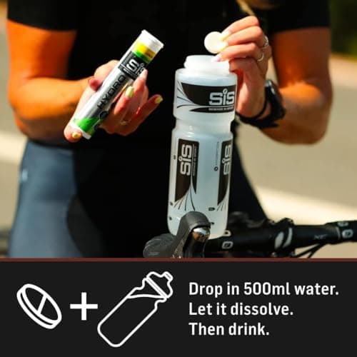 Science in Sport GO Hydro Tablettes d'Électrolytes 20 pièces Cola & Caféine - Vegan & sans gluten, Avec Sodium, Calcium, Potassium & Magnésium pour un équilibre électrolytique
