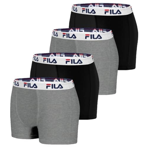 FILA Homme Boxer Fi/1bcx4/Fu5016 Caleçon, Ng, L EU