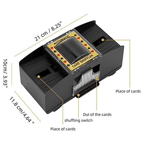 Mélangeur de cartes automatique, jeu de cartes de poker de casino électronique, fonctionnement à piles – Trieur de cartes de jeu de cartes