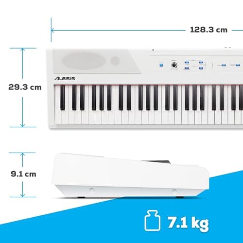 ALESIS RECITAL piano numérique 88 touches semi-lestées avec enceinte intégrées et cours gratuits