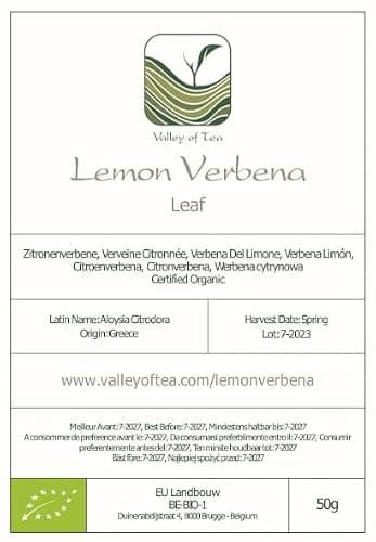 Verveine Tisane Biologique Grèce Citronnelle - Aloysia Citrodora Cueillies À La Main - Lemon Verbena Verveine Bio Tisane Verveine Bio Verveine Citronn E Verveine Citronelle