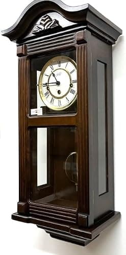 Relojesdeco, Gallo 0216EDIN50710 Horloge murale mécanique. Machines de la prestigieuse marque allemande Hermle Horloge à pendule, 66 cm, sonnerie Westminster, pièces, chaussettes et entières avec