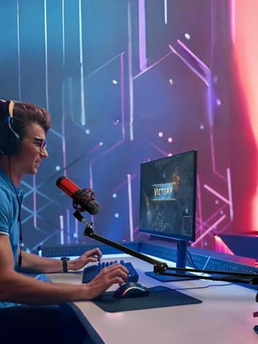 YOUSHARES Bras Micro, Bras de Micro à Profil Bas, Support Micro Low Profile Réglable pour Blue Yeti Fifine AM8 k658 Razer Seiren Mini HyperX Rode, Perche de Micro à Profil Bas pour Gaming, Streaming