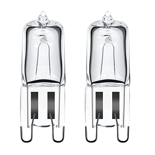 Ampoule de four G9 Halogènes G9 40W 230V Tolérance 300°C Pour Neff/AEG/Smeg/Zanussi/Bosch- Paquet de 2