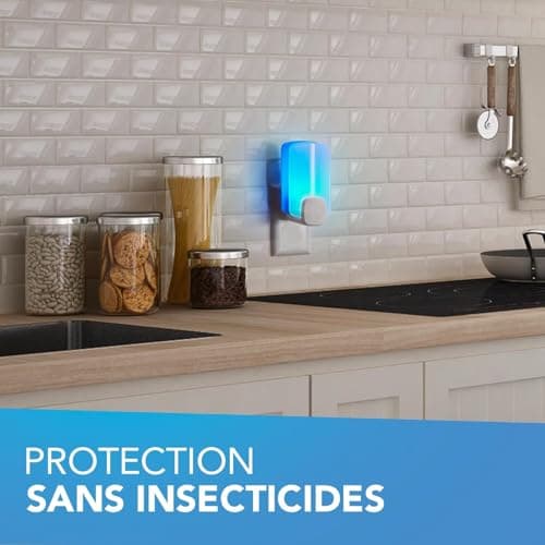 Raid Essentials Piège Lumineux Anti-Mouches - 1 Piège + 1 Recharge