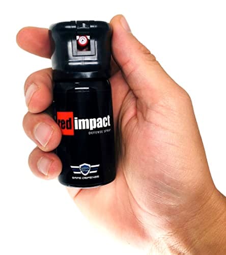 REDimpact Spray Anti Agression de Poche Gel 40 ML - Taille Standard - Format : Sac a Main Femme, Manteau Femme, Sacoche Homme, Veste, Sac a Dos