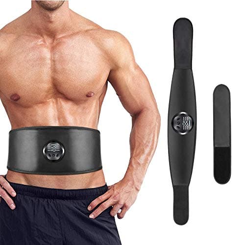 sielife Ceinture Electrostimulation Abdominale,Appareil Electrostimulation Musculaire, Abdos Musculation Appareil, Recharge avec USB et ne nécessite Pas de Tapis de Gel