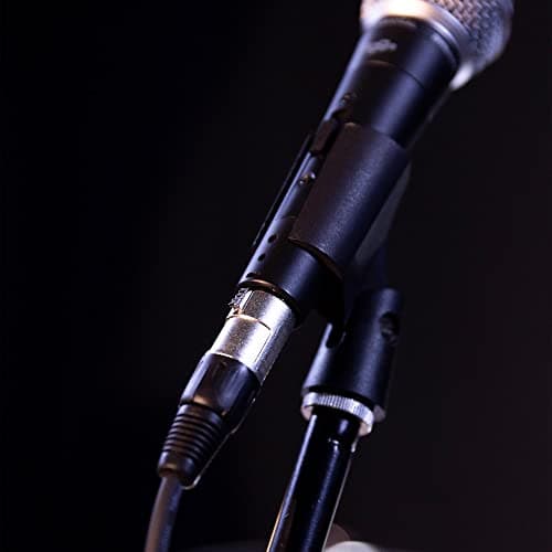 Stagg Câble microphone de haute qualité XLR vers prise XLR, 6 m, noir
