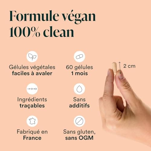NOVOMA Ashwagandha KSM-66® 1000 mg, Anti-stress & Sommeil, 5% de Withanolides, 60 Gélules Vegan, Fabriqué en France
