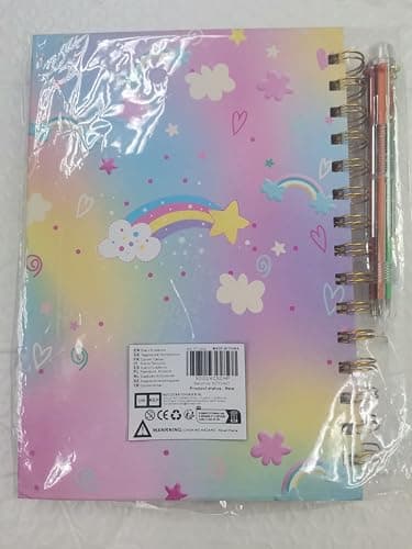 Journal intime Fille avec Stylo, Pop It Spirale Carnet Secret Fille Cadeau