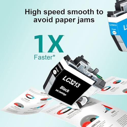 LOFBLAT LC3213 XL LC-3213XL Cartouches d'encre de Rechange pour Brother LC-3213 LC3213 pour Brother MFC-J491DW MFC-J497DW DCP-J572dw DCP-J772DW DCP-J774DW MFC-J890DW MFC-J895DW (10 Pack)