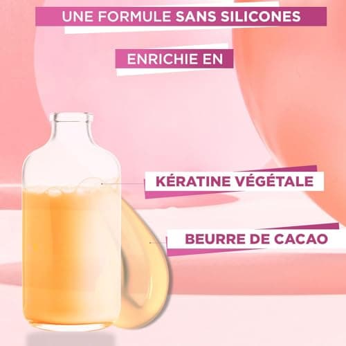 L’ORÉAL PARIS - Sérum Lissage de Rêve - Protecteur de Chaleur et Anti-Frisottis 24h - Enrichi en Kératine Végétale et Beurre de Cacao - Elseve Dream Long - 100 ml