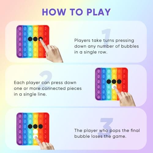 Pop on It, 4 Packs Push Pop Bubble, Mini Poppit, Bubble Popper Toy Jouet Sensoriel Adulte avec 1 Porte-clés, Antistress Fidget It Toys Set pour Enfants Adultes