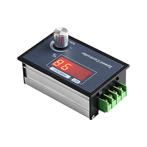 Aideepen Contrôleur de vitesse de moteur DC, PWM DC 6-60 V 12 V 24 V 36 V 48 V 30 A Régulateur de vitesse réglable en continu avec interrupteur marche/arrêt