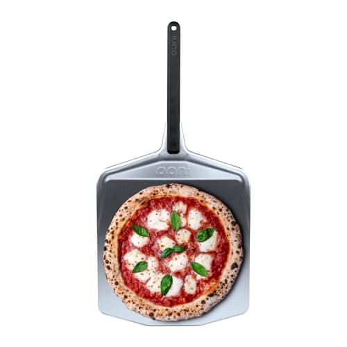 Ooni pelle à pizza 30cm – Pelle à pizza à long manche en aluminium super lisse – Pelle légère pour tourner les pizzas, Accessoires pour four à pizza d'extérieur