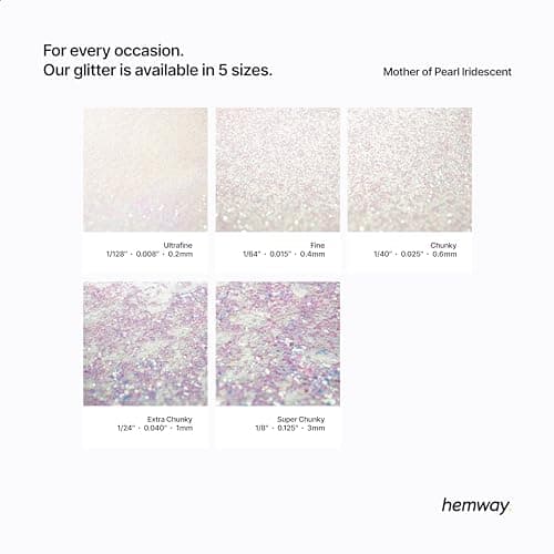 Paillettes biodégradables nacrées irisées respectueuses de l'environnement À base de plantes Bio Super Chunky pour le visage le corps la résine 100g/3,5 oz