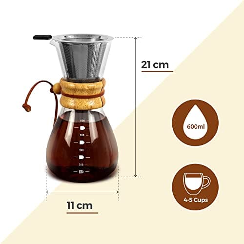 Charbrew Cafetière style Pour - Over de