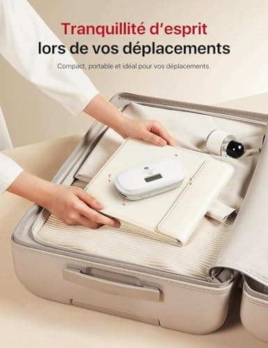 X-Sense Détecteur de Monoxyde de Carbone Connecté, Détecteur de Monoxyde de Carbone Intelligent avec Affichage Numérique LCD, Détecteur de Monoxyde de CO Portable à Emporter Partout, XC0C-iR, Lot de 1