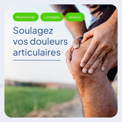 Flect'Expert - Patch Harpagophytum - Effet Chaud Immédiat - Apaise, Assouplit, Dénoue - Technologie Hydrogel, Extrait d'Harpagophytum, d'Arnica et de Gaulthérie - 5 Patchs 10x14cm + Filet de Maintien
