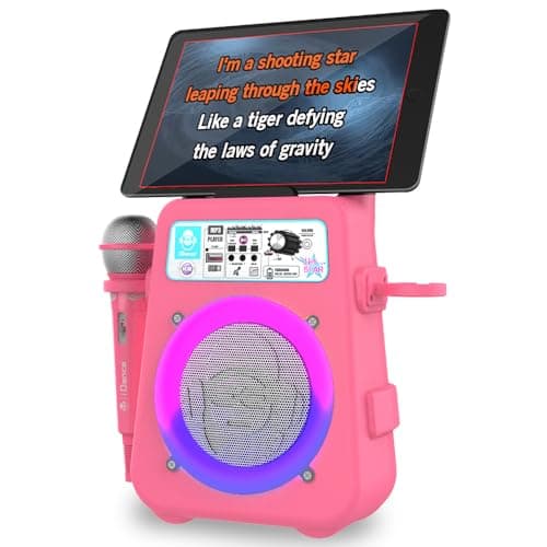 Idance K2V2 Machine à karaoké - Haut-Parleur de fête Bluetooth avec Microphone