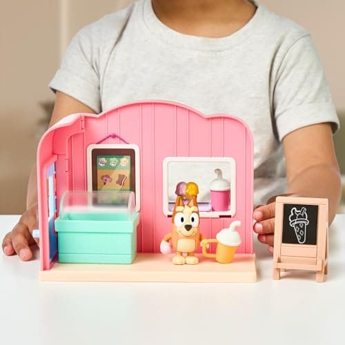 BlueY Mini Sets de Jeu Set de Jeu Le Magasin de Glaces Inclus : Figurine Bingo articulée et Accessoires