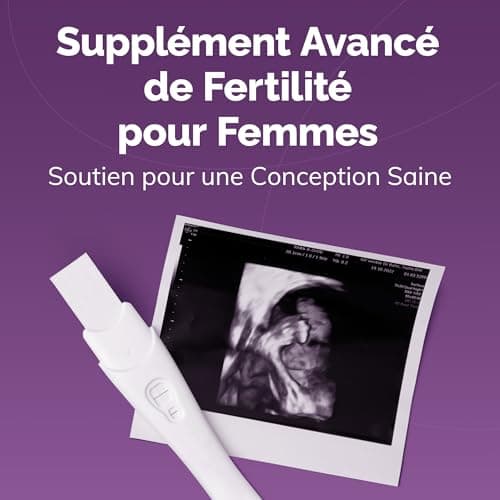 CONCEIVE PLUS Complément Fertilité pour Femmes - Équilibre Hormonal avec Calcium, Vitamine D, Myo Inositol, Acide Folique, Sélénium et Zinc - 60 Capsules - 30 Jours de Soutien à la Grossesse