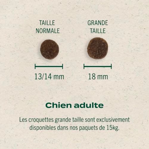 Franklin – Nourriture pour Chien sans Céréales – Gamme Protéinée – avec 70% de Canard – Mono-protéine – Digestion Facile – Forme Ronde 13mm – 2,5kg