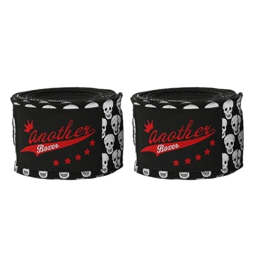 Bandages de boxe à motif tête de mort | Bandages de boxe à motif tête de mort | Bandages de boxe effrayants | Bandages de boxe à motif crâne | Soutien solide conçu pour l'entraînement et la
