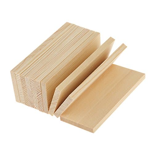 MagiDeal 10x Planhes De Bois Morceau Brun Accessoire Décoration Fête Loisirs Créatifs Pièce DIY Haute Qualité - 10cm