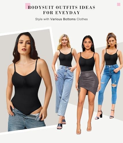 KUMAYES Body Gainant Femme Gaine Amincissant Ventre Plat Invisible Body Sculptant Corset Minceur Lingerie Sculptantes Combinaison Body Shaper (Noir, XL)