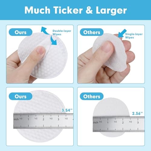 PICE PET Lingettes hypoallergéniques pour Les Yeux pour Chiens et Chats, nettoyant à Base de Plantes pour Les Taches de Larmes, écoulement, croûtes, allergies, démangeaisons, sans Parfum, 100 unités