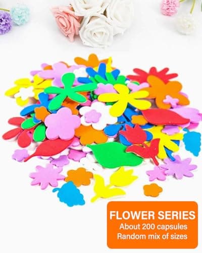 TOZBLEU 150 pcs Autocollantes,L'alphabet Mousse Autocollante Dessin animé Autocollant en Mousse Dessin animé adhésif Mousse Lettre pour décoration Murale Motif Lettres activités manuelles DIY Art