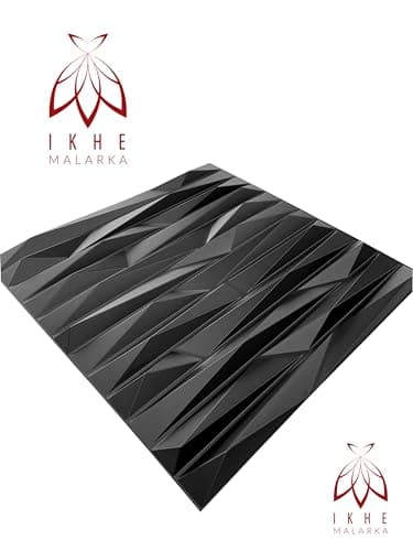 Eurodeco 20 pièces 3D Panneaux muraux & Plafond, 50cm x 50cm en Plastique PVC, Mur 3D, Plafond 3D, revêtement Mural, Salle de Jeux, 5m2 - 1mm d'épaisseur