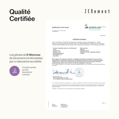 D-Mannose - 180 Gélules - 2000 mg de D-Mannose par Dose Quotidienne, Dosage Elevé, Hautement Biodisponible - 2 Mois d'Approvisionnement - Sans Arômes ni Additifs - 100% Végan
