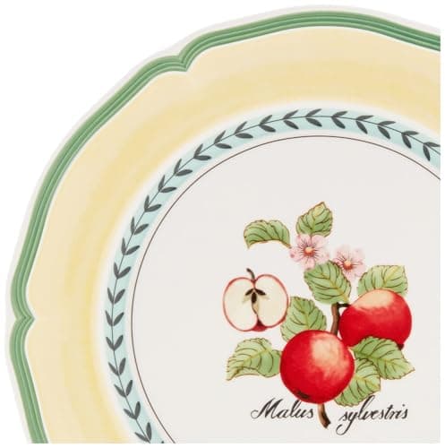 Villeroy & Boch 10-2282-2620 French Garden Valence Assiette Plate Porcelaine Jaune 29,2 x 29,2 x 8,5 cm
