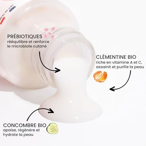 Pulpe de Vie - Sérum Visage Certifié BIO #Nofilter 30ml - Anti-gaspi ! Concombre - Soin Peaux Acnéiques - Rééquilibre la Peau - Prébiotiques Naturels - 100% Naturel